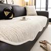 1pc Irregular Shape Chenille Sofa Covers for Living Room Non-Slip Solid Color Sofa Cushion Four Seasons Sofa Towel Seat Cushion