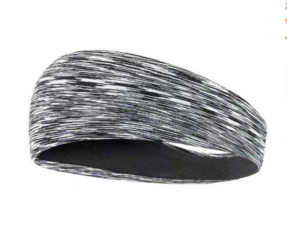 

Sweatband for Men Women Elastic Sport Hairbands Head Band Yoga Headbands Headwear Headwrap Sports Workout Hair Accessories сірий колір