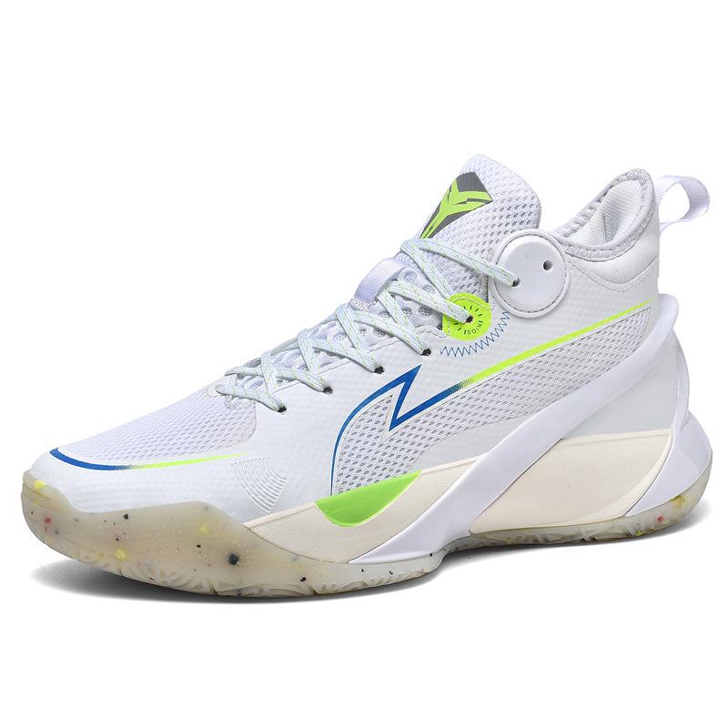 

Пара практичных баскетбольных кроссовок для молодежи, уличные высокие кроссовки на шнуровке, спортивные беговые кроссовки, повседневные модные дышащие сетчатые кроссовки 45