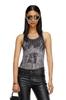 Diesel Tank Top A153820JPAW S Black 9XXA Women's