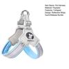 Night Safety Pet Harness High-Brightness Reflective Strips Y-Shaped Chest Design Adjustable Quick Buckle Dog Harness