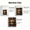 1pc Yorkie Dog Frames Blanket- Lightweight Throw for Sofa, Outdoor, Camping, Livingroom, Office, Chair, and Bed - Digital Printing Soft and