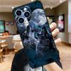 Animal Wolf Galaxy Soft Case For iPhone 16 15 Pro Max 14 Plus 13 12 Mini 11 XS Max X XR 7 8 Back Cover