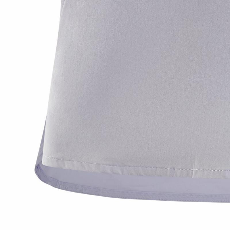 Nike Dri-Fit Solid Color Mid-Waist Quick-Dry Sports Training Breathable Casual Skirt Women Skirts Light-Purple DV9456-536