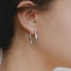 GETMEBLING Oval Bar Bold Earring