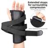 Double Aluminum Plate Support Wrist Fixed Strap Hand Sprain Wristband  Sports Protective Gear