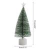 Green Christmas Tree Night Light Mini Artificial Xmas Trees Ornaments  Party Favors