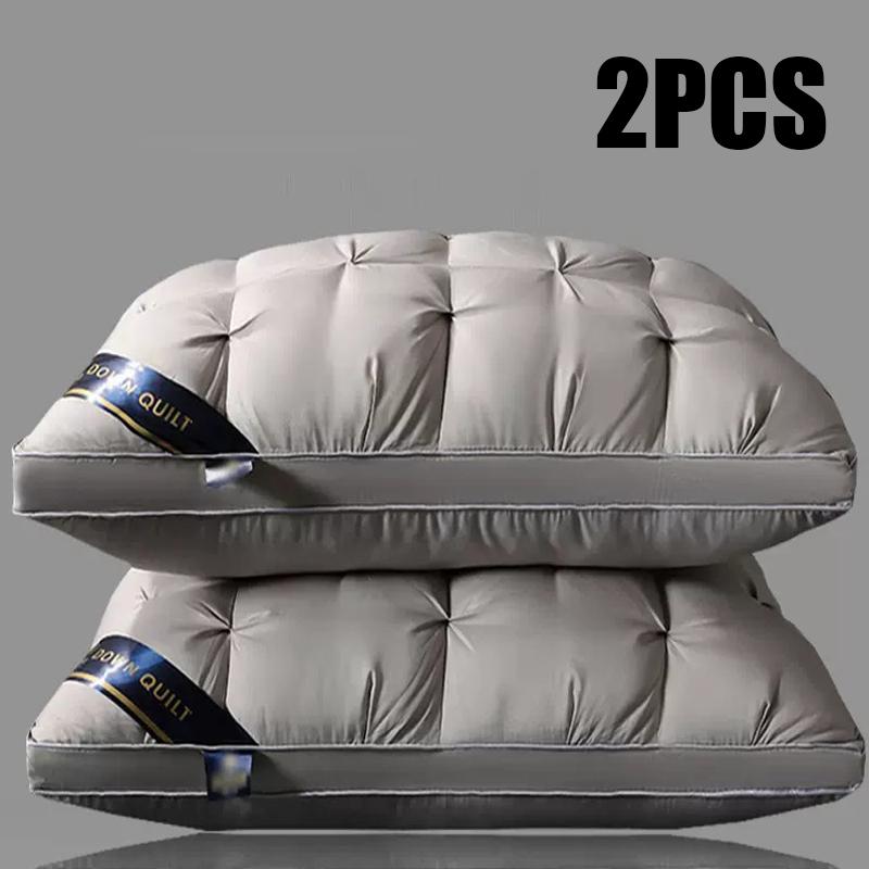 

2-Piece Sleep Pillow Set, Soft Supportive Bed Pillows, Suitable for Back, Stomach, or Side Sleeping Luxury Hotel Pillows 48*74