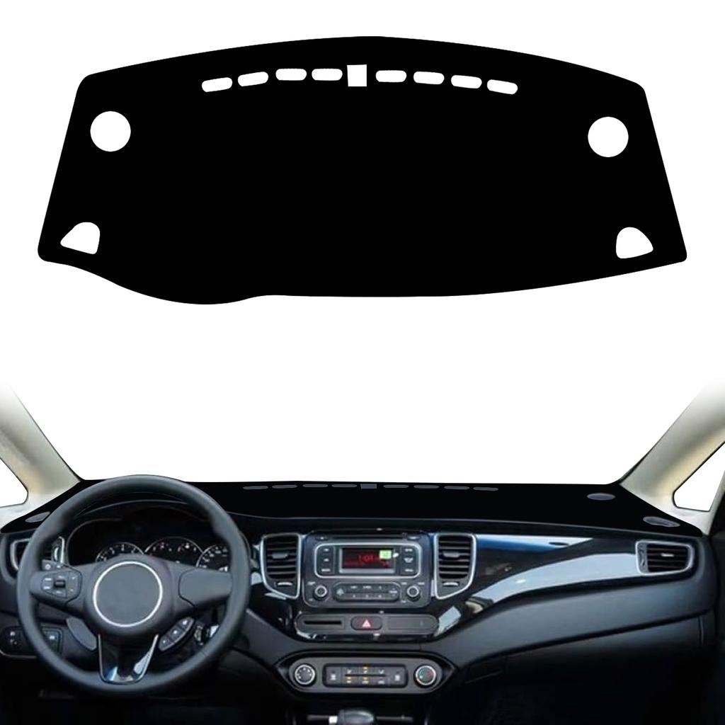 for KIA Carens 2013-2019 Rondo Rondo7 Car Dashboard Cover Sunshade Non‑Slip Protector Dash Mat Interior Decor Pad Accessories