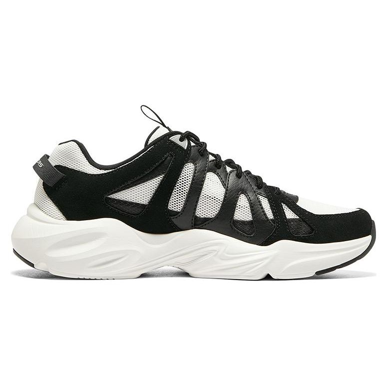 Skechers Stamina Airy Men White Black Low Top Dad Shoes Fabric Trendy 894072-BKW