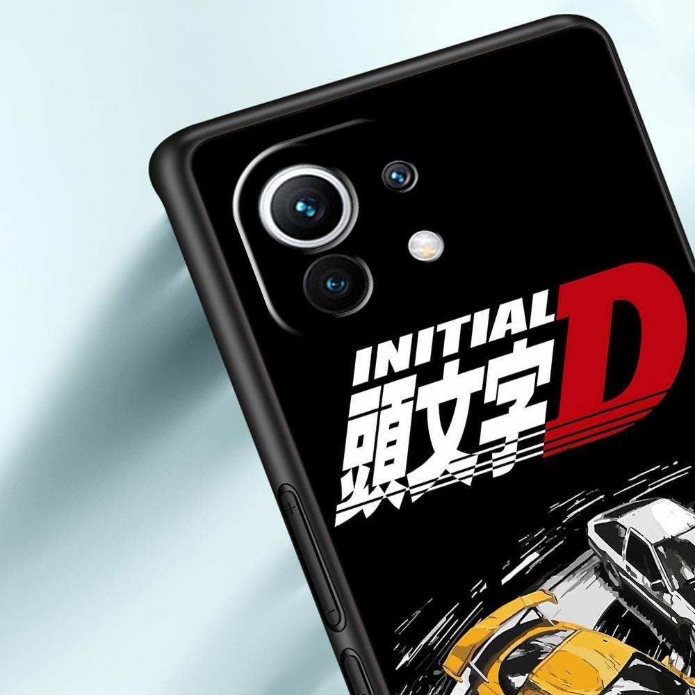 Initial D Car Phone Case Cover for Xiaomi Mi 17 15 14 13 12 11 Ultra 15T 14T 13T 12T 11T Pro Lite 5G Soft TPU Shell Fundas Capas