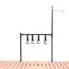 Multi-function Camping Cookware Stand Hanging Organizer with Hooks for Camping
