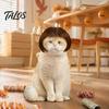 Peruca para Cães Chihuahuas Estilo Bob, Peruca Engraçada para Gatos com Elástico Ajustável, Rede Respirável Suave para Cabeça, Cães e Cosplay Fofos