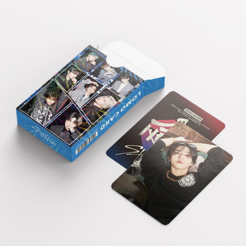 92PCS Collection Cards STRAYKIDS New Collaboration (HOP) Ins Support Photos SKZOO Cards Greeting Cards LOMO Cards