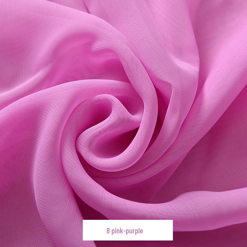 Solid Color Georgette Chiffon Dance Dress Lining Fabric