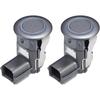 Motoforti 2 Pcs Car Bumper Reverse Parking Assist Sensor, Parking Assist Sensor, for Infiniti EX35 2008-2012, Plastic, No.25994CM10D, Titanium Tone
