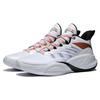 Li Ning Storm 2023 Comfortable Slip Resistant Abrasion Resistant Low Top Basketball Shoes Men's White ABFT021-2