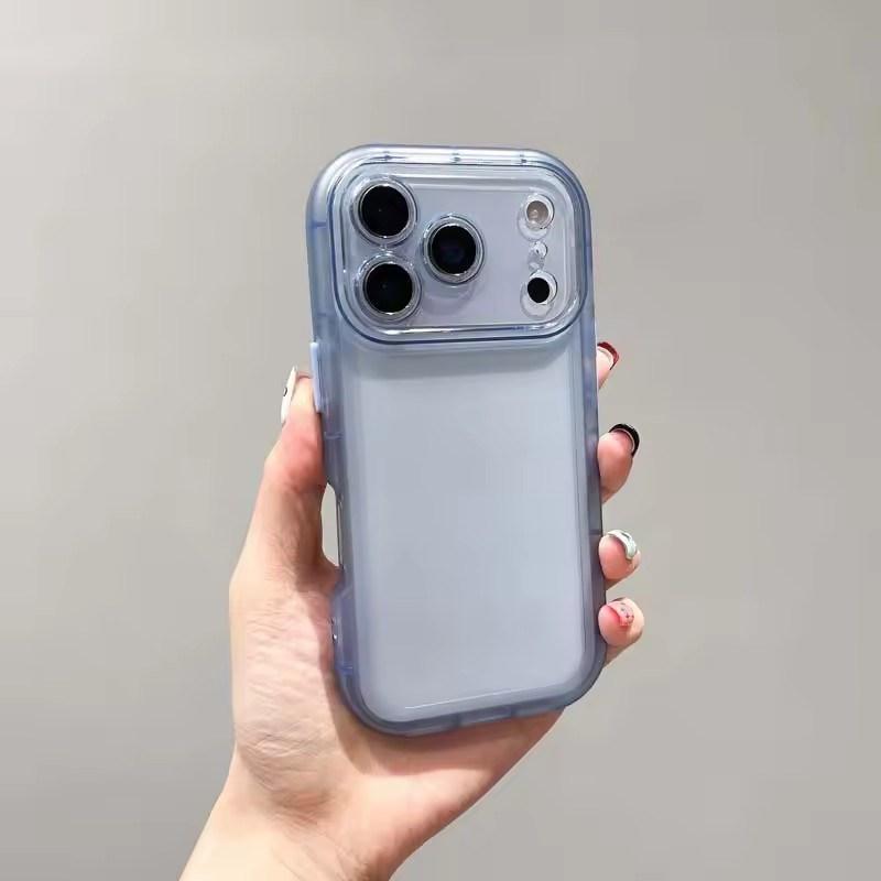 Transparent Silicone TPU Phone Case for IPhone 17 Air 16 15 14 13 12 Pro Max Soft Airbag Shock Bumper