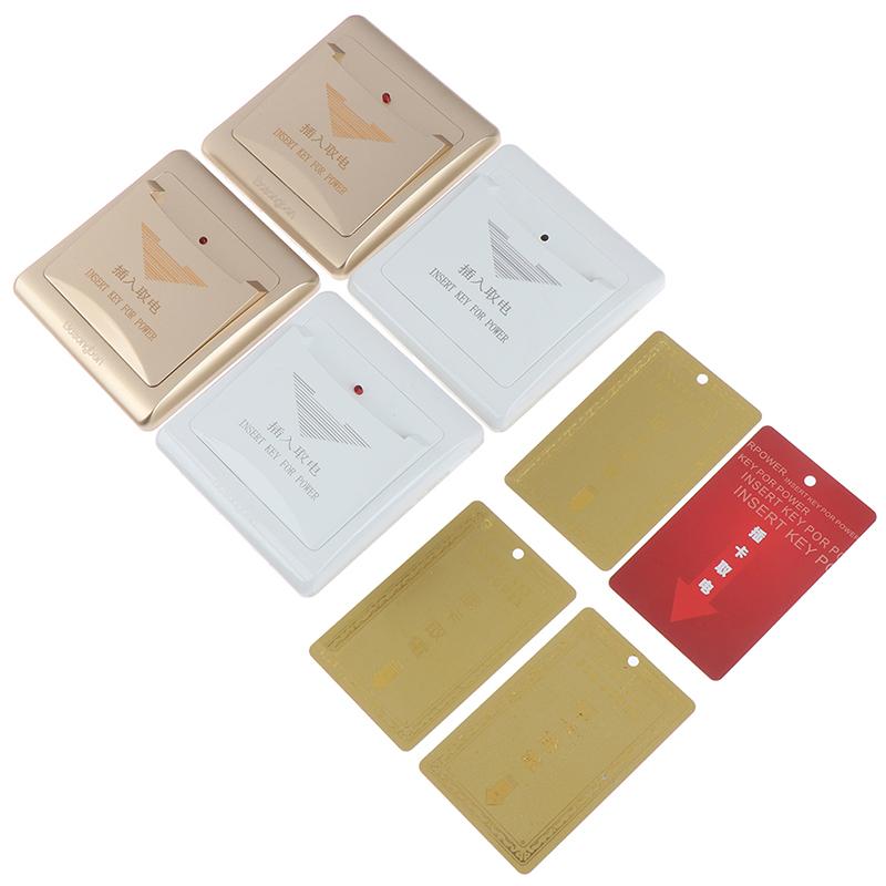 For Hotels Motels Luxury Guest Room Energy Saving Wall Switch Key Card Holder