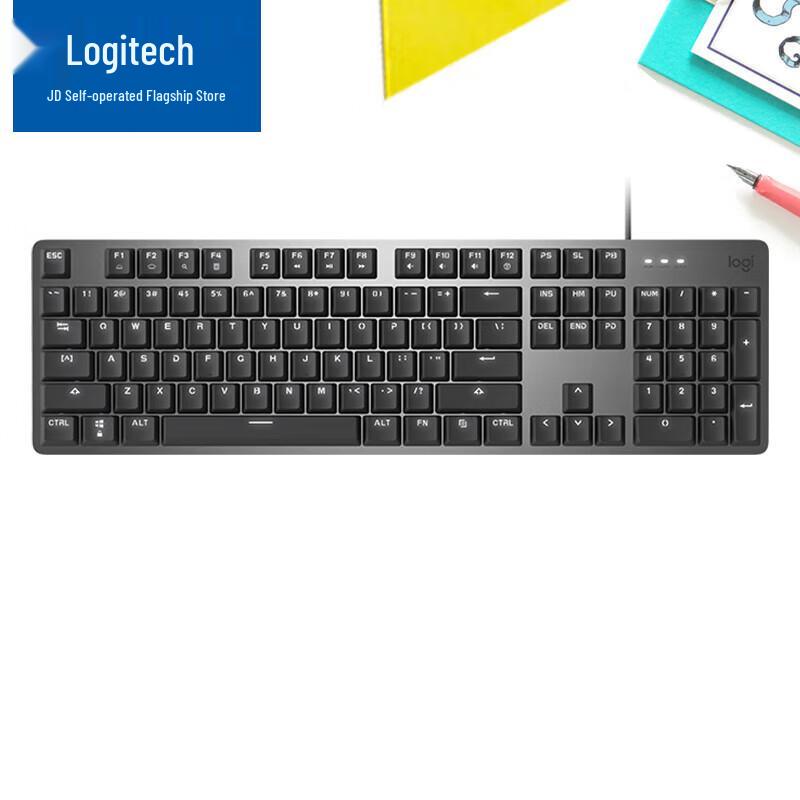 

Logitech K845 Full-size Wired Mechanical Gaming Keyboard with Single Backlight