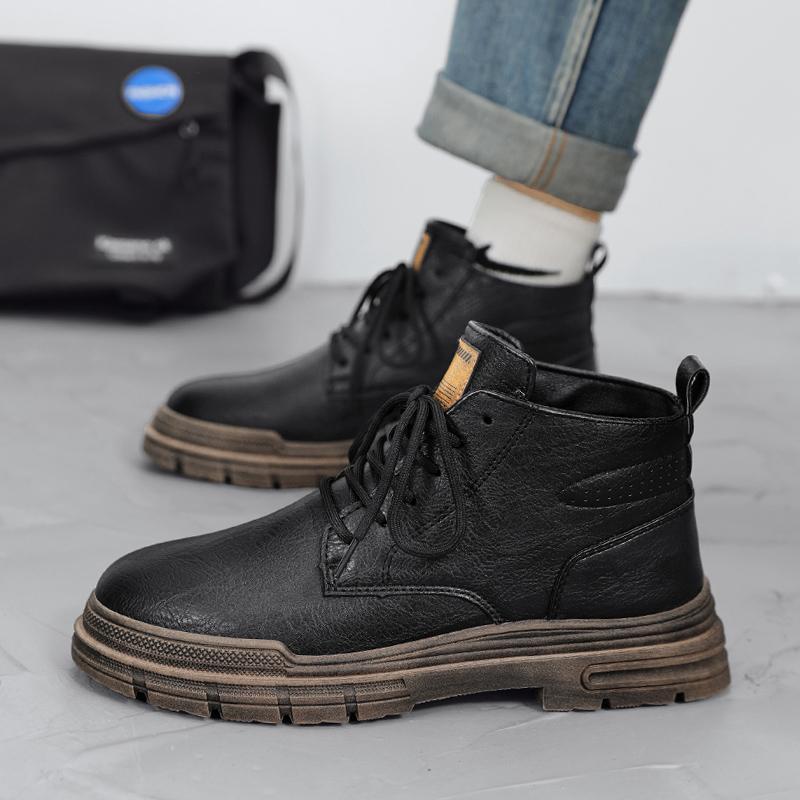Men's Autumn Boots Brown Boots Classic Shoes Designer Comfortable Ankle Short Boots 2026 New Edition    Loafers Flat Shoes
