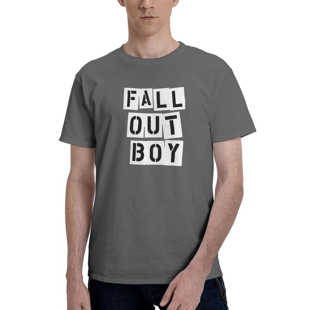 Tricou cu imprimeu grafic al trupei Fall Out Boys pentru bărbați femei, din bumbac pur, tricou haine