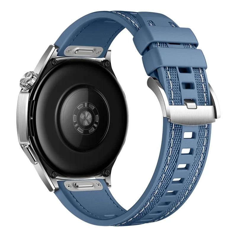 Strap for HUAWEI WATCH GT 5 4 46mm Watch 4 5 Pro GT 3 2 Pro 46 Mm 22mm Nylon Composite Silicone Sports Bracelet