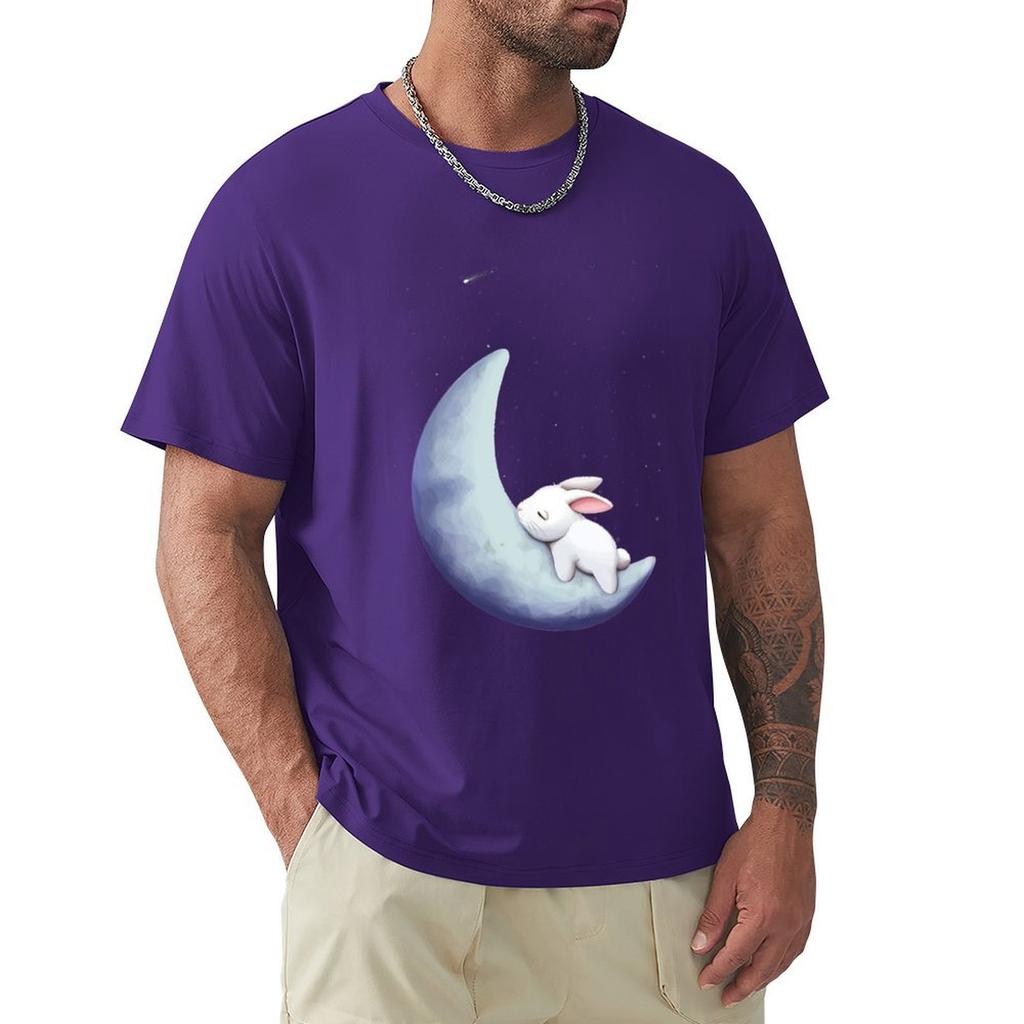 Moon T-Shirt Custom T Shirt Anime Tshirt Tops Luxury Clothes Men