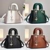 Crocodile Pattern Fashion Women's Handbag Large Capacity Soft Leather Atmospheric Middle-aged Mom Bag