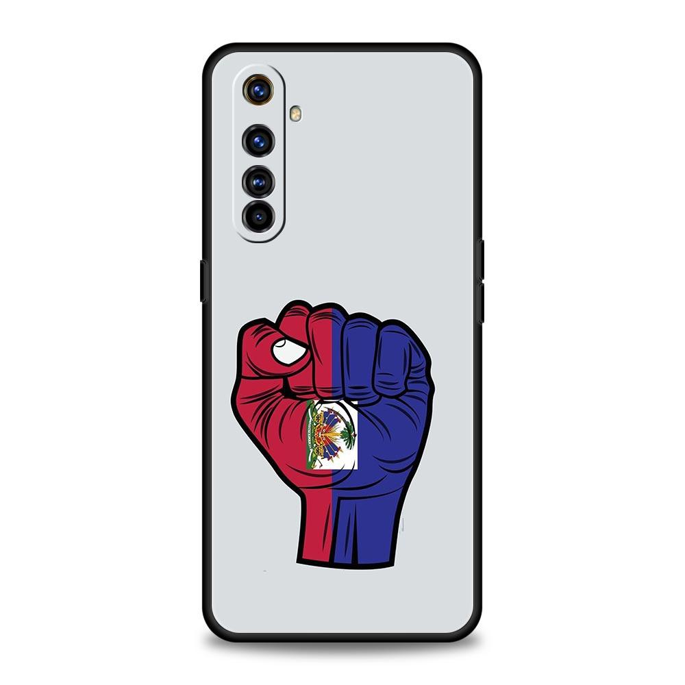 

shipping Haiti Flag Phone Case For Realme 13 12 10 9 8 7 GT3 GT5 GT2 Pro Plus 5G C21 C25 C35 GT Neo 2 3 3T 5 Cover Realme GT Neo 5