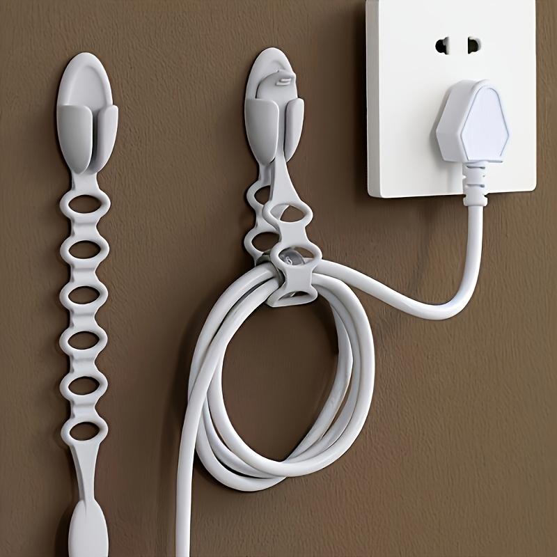 1 Stück Kabel-Organizer | Wandmontierte Kabelführung, Elektrisches Zubehör für Zuhause, Platzsparend für Kabel und Schnüre