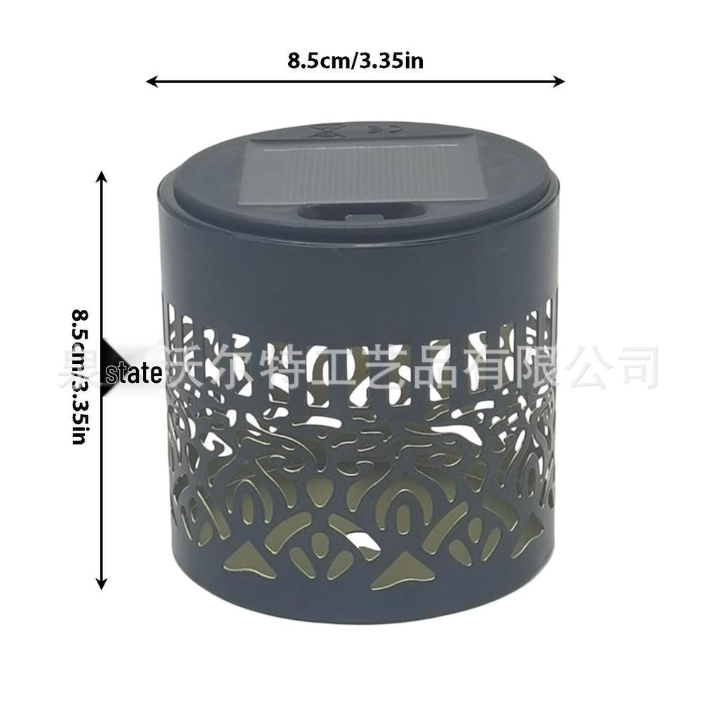 Waterproof Outdoor Mandala Solar Wall Lamp for Villa Courtyard Decoration