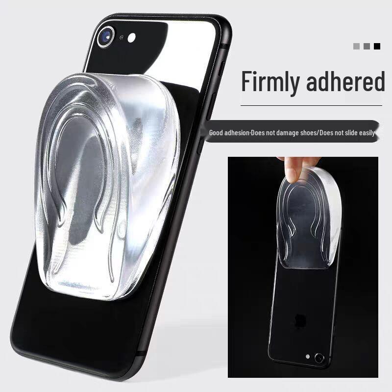 Mezze Solette Morbide in Silicone Invisibili per Aumentare l'Altezza, Rialzi per Talloni Unisex