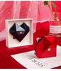 Heart-shaped Diamond Surface Jewelry Box - Automatic Opening Proposal Ring Storage