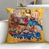 Popular Anime Delicious In Dungeon Cushion Cover Soft  EasyWash Pillow Case  Versatile for Couch Bed Travel and Office