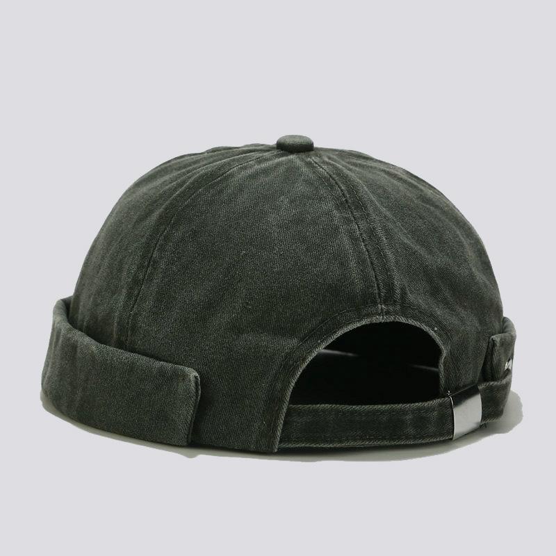Skull Cap for Men and Women - Retro Landlord Beanie Hipster Melon Hat - Breathable Yuppie Style Beanie with Embellished Accents