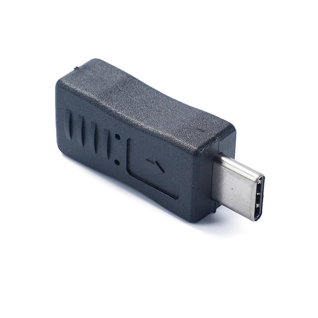 Mini USB Buchse auf Typ-C Stecker Adapter Unterstützt Laden und Datensynchronisation Tragbarer Anschluss für Handy Tablet Gamepad