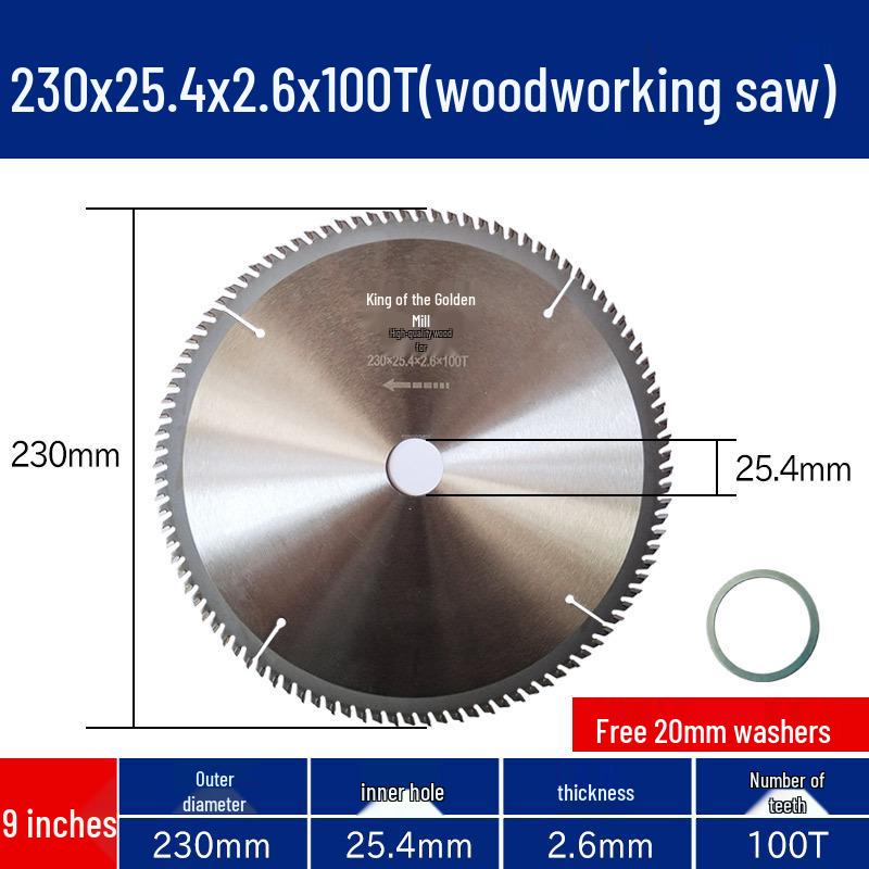 10-Inch Wood and Marble Diamond Saw Blade for Circular Saws