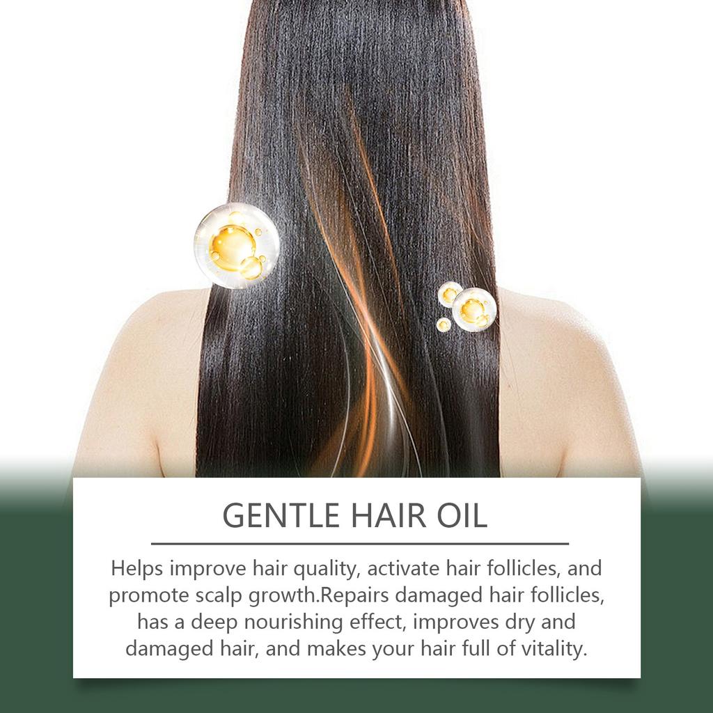 Hair Growth , Softening Hair Care Oil, Improving Frizz, Enhancing , And Creating Smooth Hair. Daily Hair Care60ml
