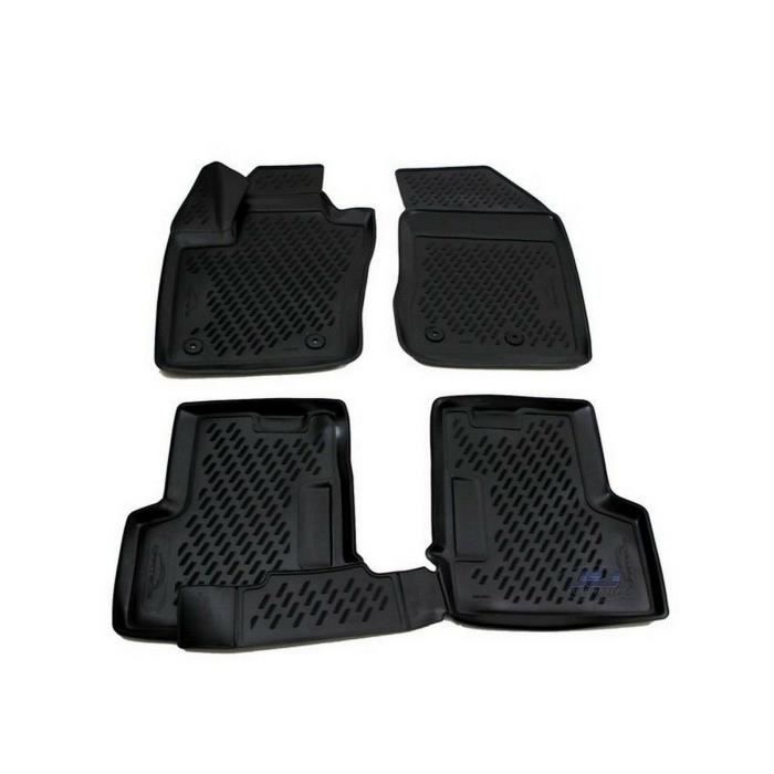 J&J AUTOMOTIVE | Tapis De Sol En Caoutchouc 3D Exclusive Pour Fiat 500X 2014-prés