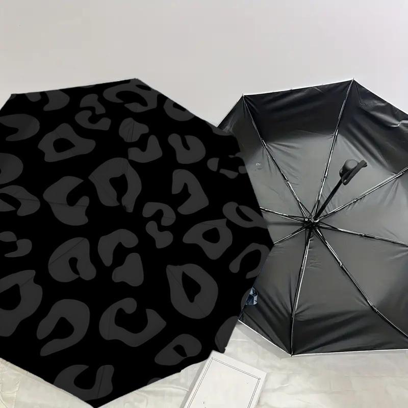 1 Stück Leopardenmuster Regenschirm-8-Rippen verstärkt, Automatisches Öffnen, Leicht & Langlebig, Niedliches Modeaccessoire für den Außenbereich, Strand oder Freizeit, Strand Schirm