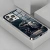 BEASTARS  Phone Case For iPhone17 16 16e 15 14 13 12Plus Mini Pro Max Electroplated glass Phone Case