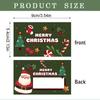 30pcs Christmas Scratch Cards Set DIY Gift Vouchers with Santa Claus & Tree Pattern Fun Holiday Party Game Prizes