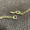 Used Givenchy G Logo Motif Long Necklace Vintage