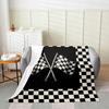 Geometric colored patterns digital-printed polyester Bedroom velvet flannel soft sofa cover blanket Fleece sofa cover blankets