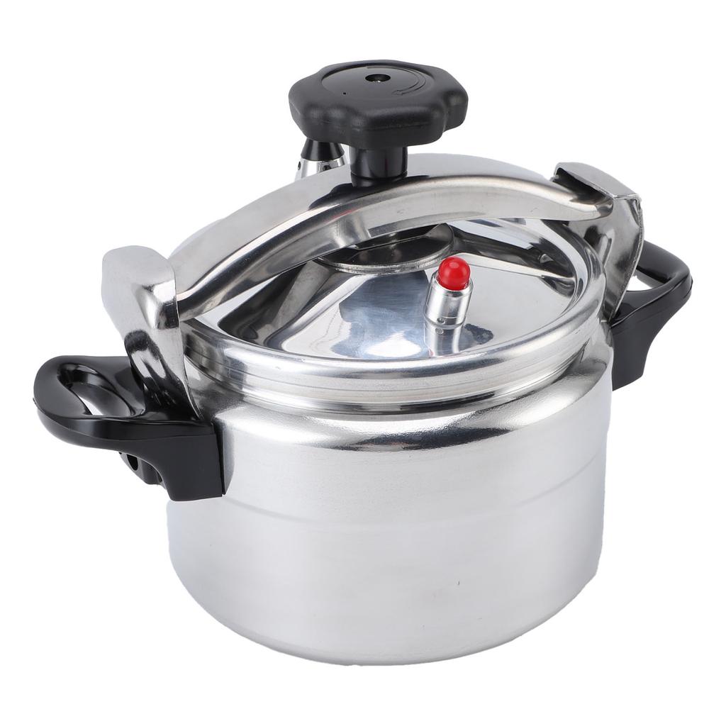 Pressure Cooker Compound Bottom Easy to Open and Close Aluminium Pressure Canner for Gas Cooktops Flat Top Cooktops