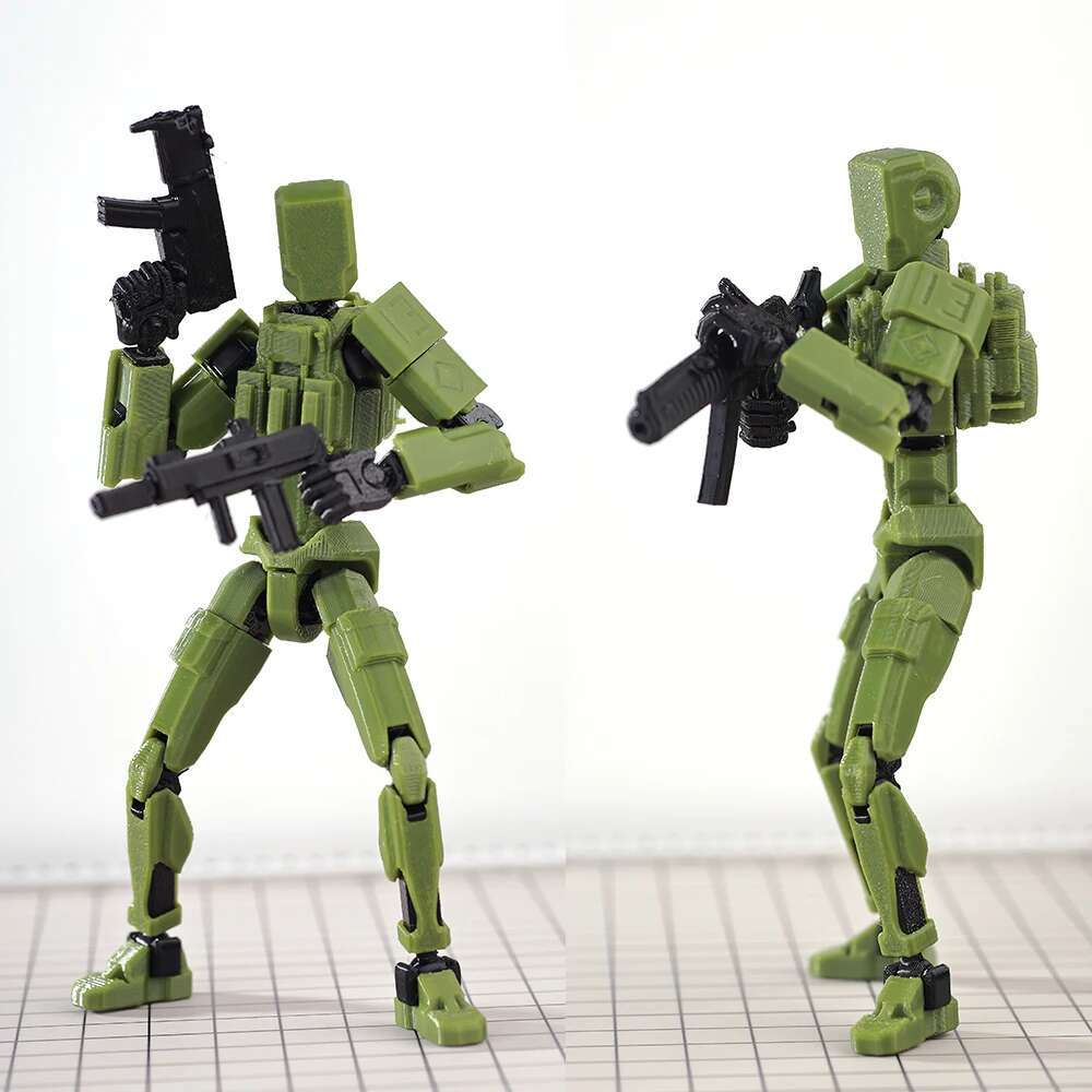 VIP-Dropshipping 9L3D Lucky Dummy 13-2.0 Action Figures Ninja Brothers Multi-Jointed Movable Shapeshift Mannequin Toys Kids