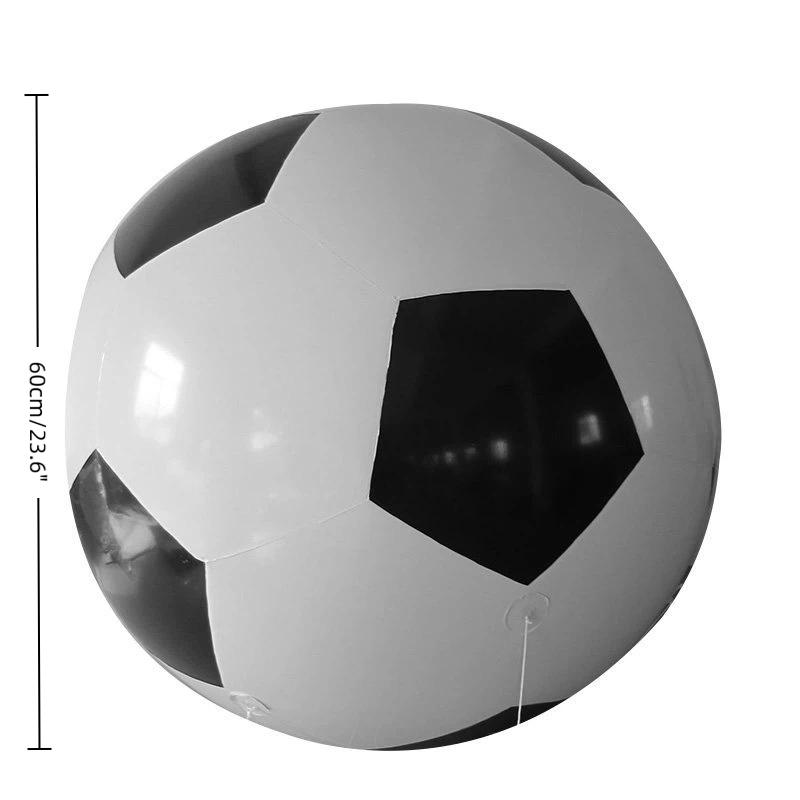 

1Pc 3D Large Football Balloon, Black And Blue Football, Suitable For Football Theme, Sports Party Balloons,Sports Theme S