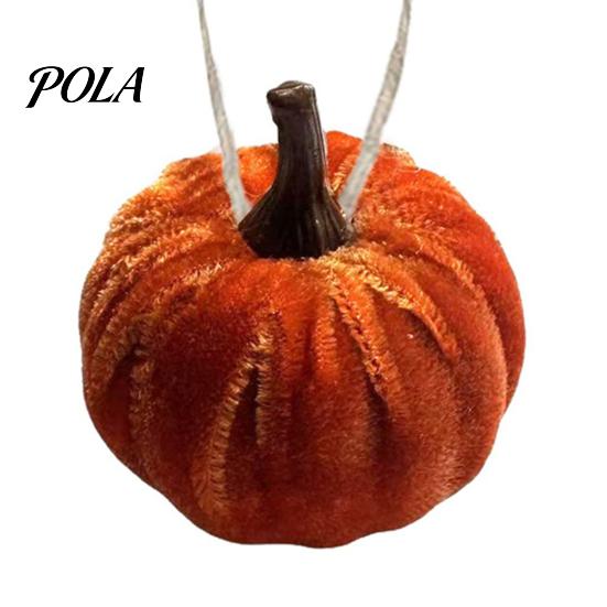 Indoor Autumn Harvest Decoration Velvet Pumpkin Hanging Decor, Fall Ornaments with Caramel And Orange Decor Jute Rope, Thanksgiving Halloween