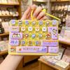 Kawaii 26-Key Mechanical Keyboard Keychain Press Button Stress Relief Fidget Pendant Bag Backpack Accessories Girl Gifts New